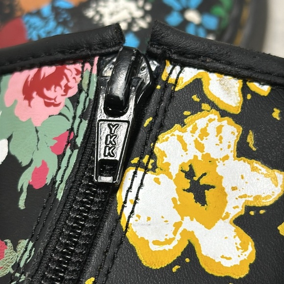 Dr.Martens YOUTH 1460 FLORAL MASH UP LEATHER LACE UP BOOTS US 3 - Picture 6 of 9